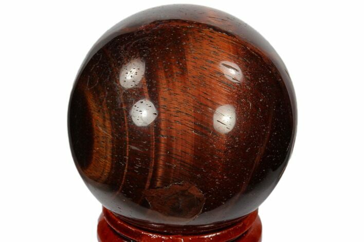 Polished Red Tiger's Eye Sphere - South Africa #116082